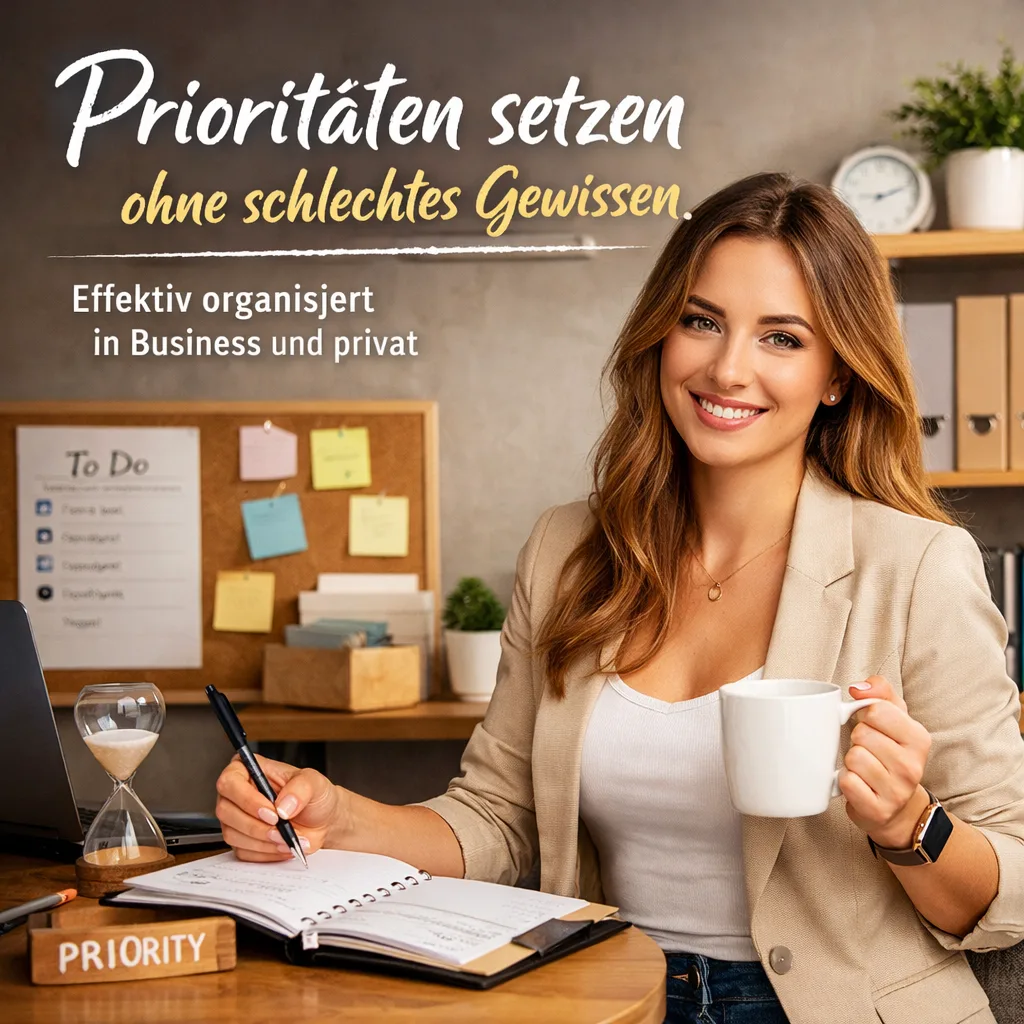 Prioritäten setzen ohne schlechtes Gewissen. Effektiv organisiert in Business und privat