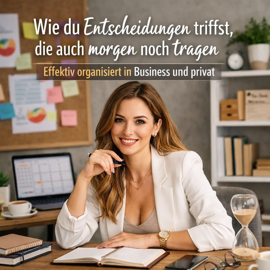Mehr über den Artikel erfahren Wie du Entscheidungen triffst, die auch morgen noch tragen. Effektiv organisiert in Business und privat
