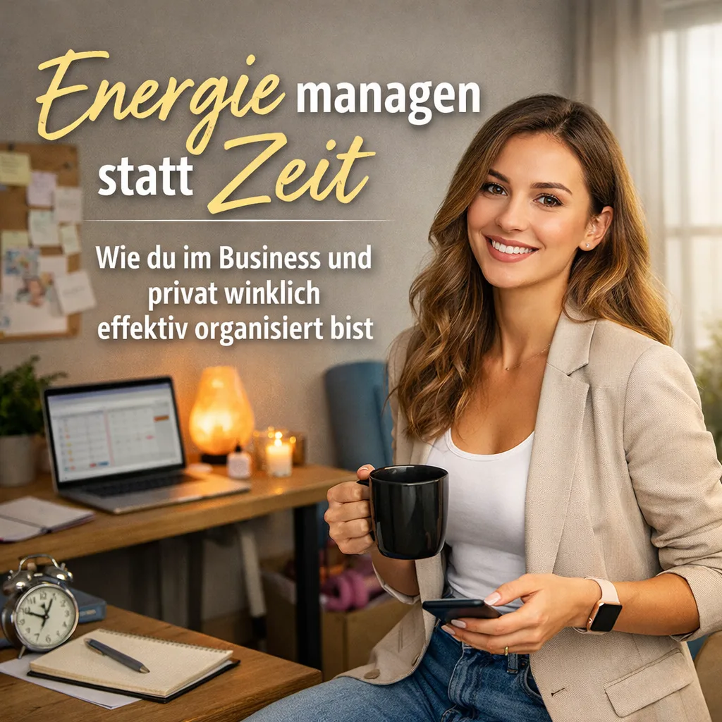 Energie managen statt Zeit – Wie du im Business und privat wirklich effektiv organisiert bist