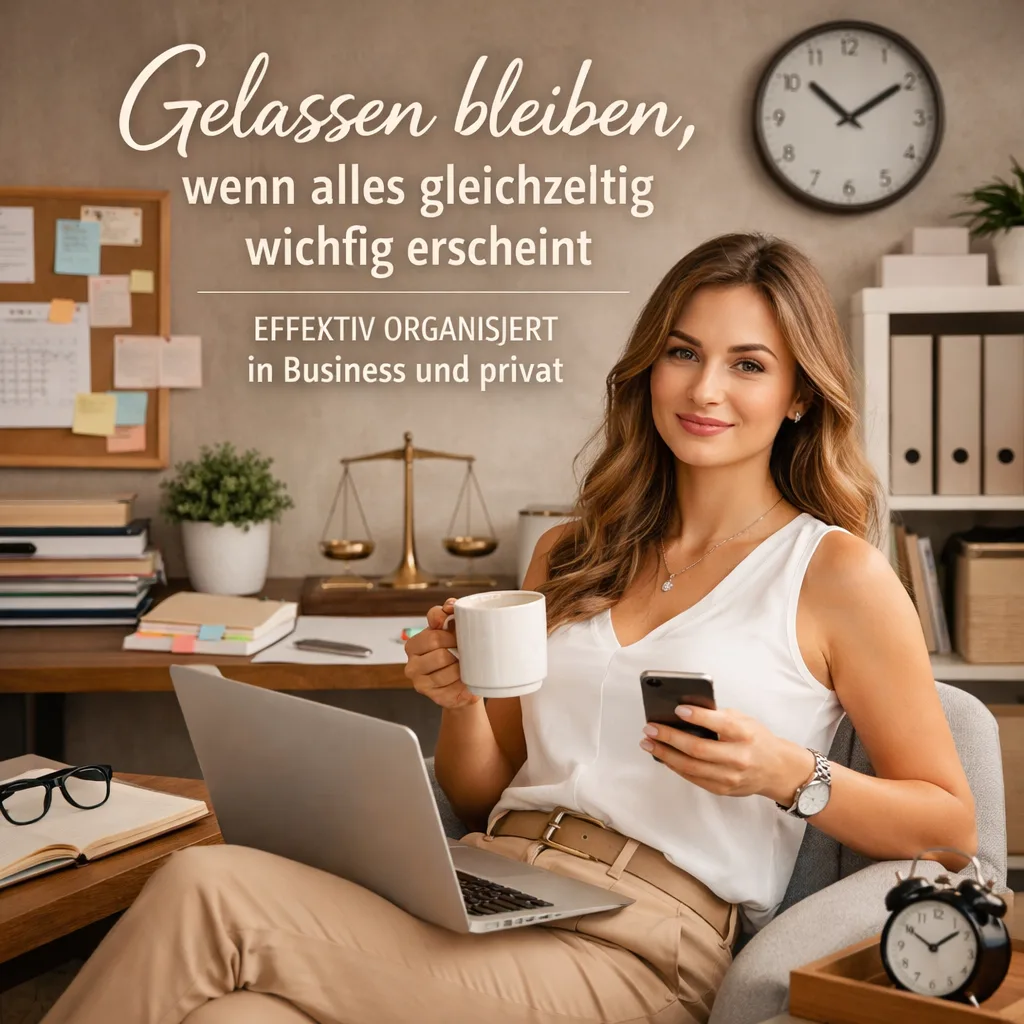 Mehr über den Artikel erfahren Gelassen bleiben, wenn alles gleichzeitig wichtig erscheint – effektiv organisiert in Business und privat