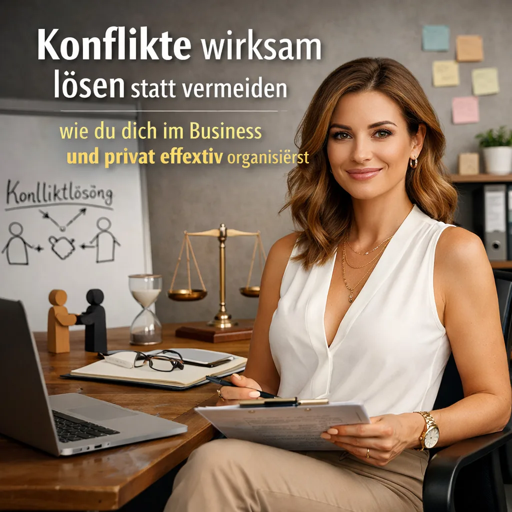 Mehr über den Artikel erfahren Konflikte wirksam lösen statt vermeiden – wie du dich im Business und privat effektiv organisierst