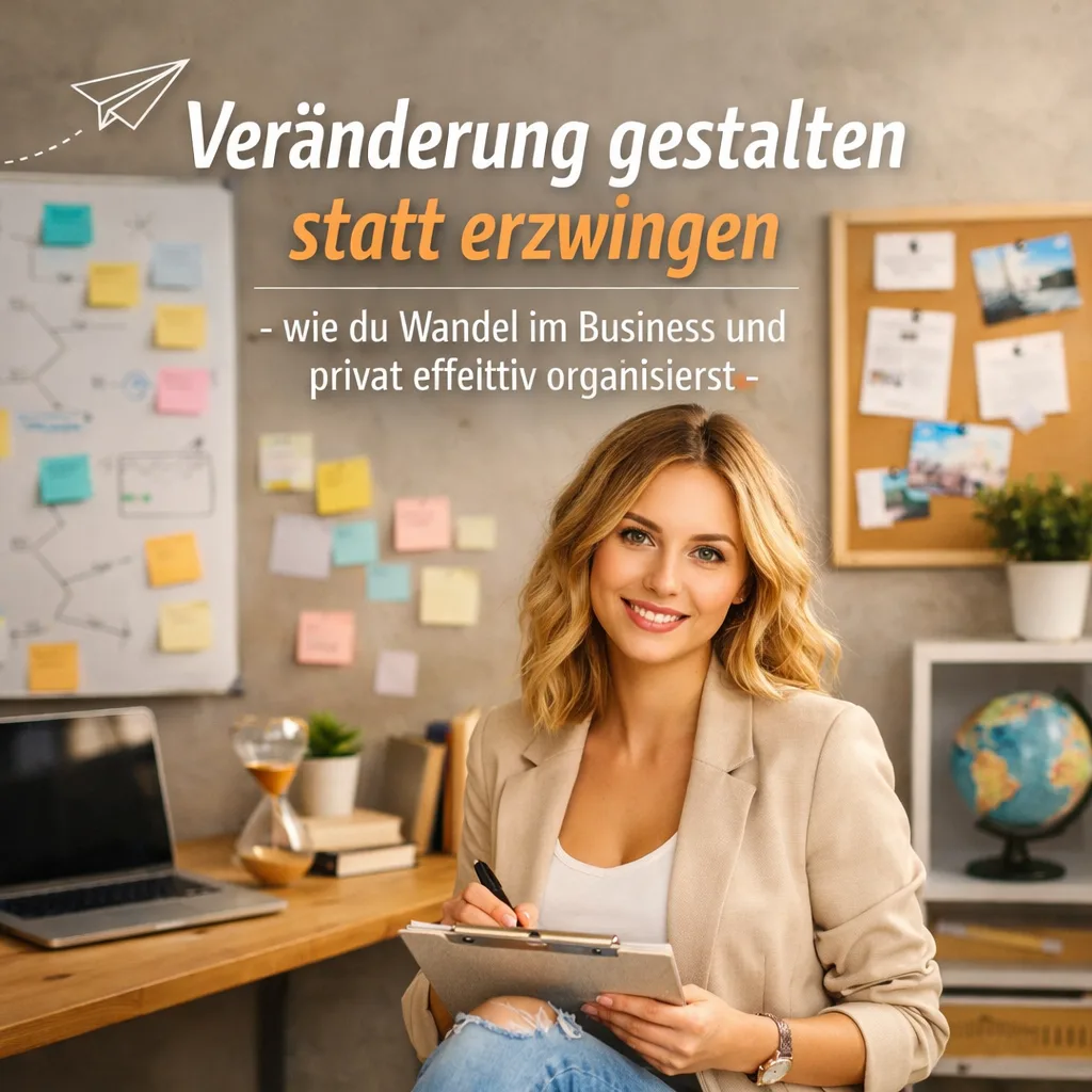 Mehr über den Artikel erfahren Veränderung gestalten statt erzwingen – wie du Wandel im Business und privat effektiv organisierst