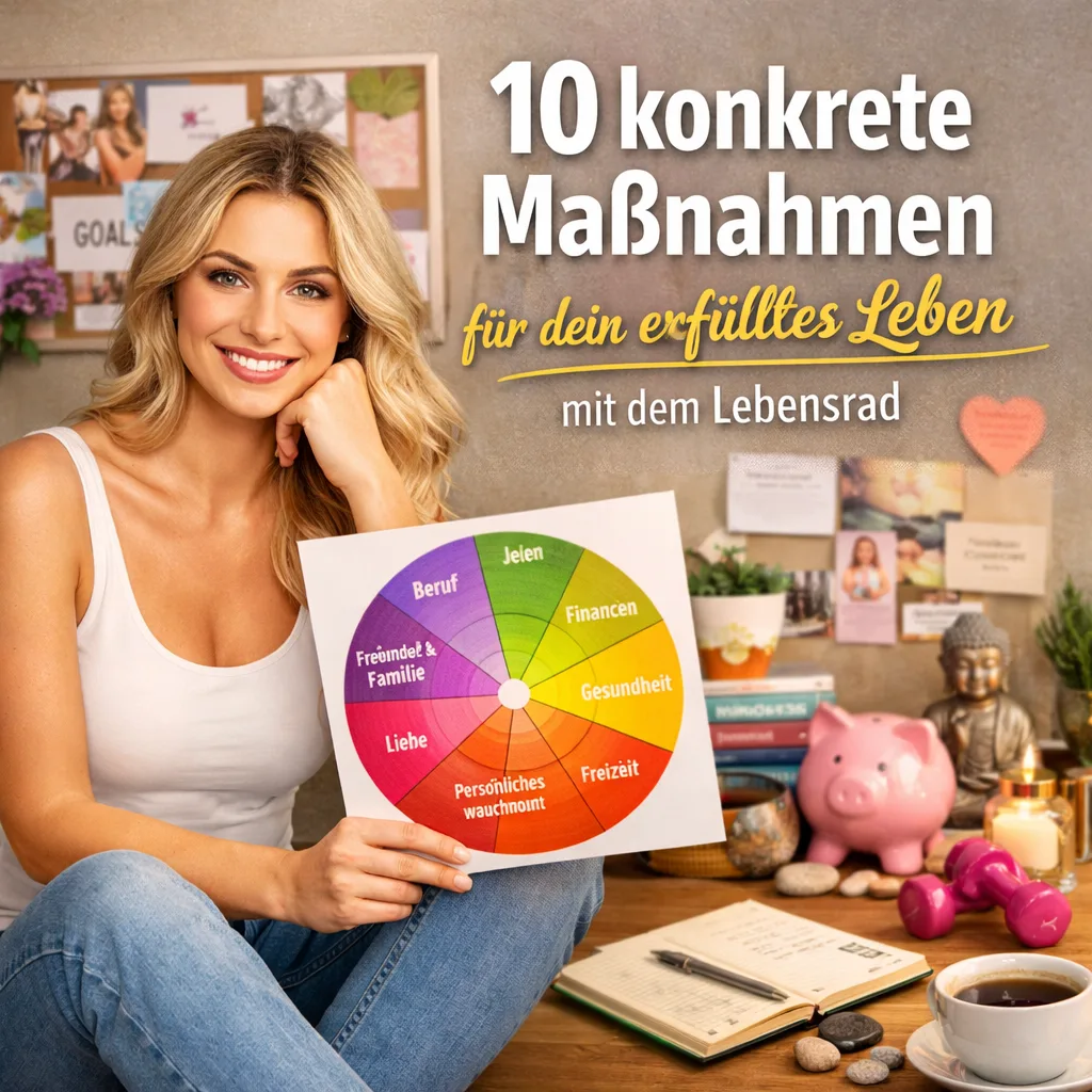 Mehr über den Artikel erfahren Erfülltes Leben mit dem Lebensrad inkl. 10 konkrete Maßnahmen