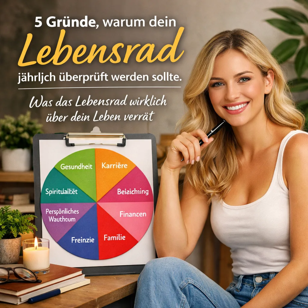 5 Gründe, warum dein Lebensrad jährlich überprüft werden sollte. Was das Lebensrad wirklich über dein Leben verrät