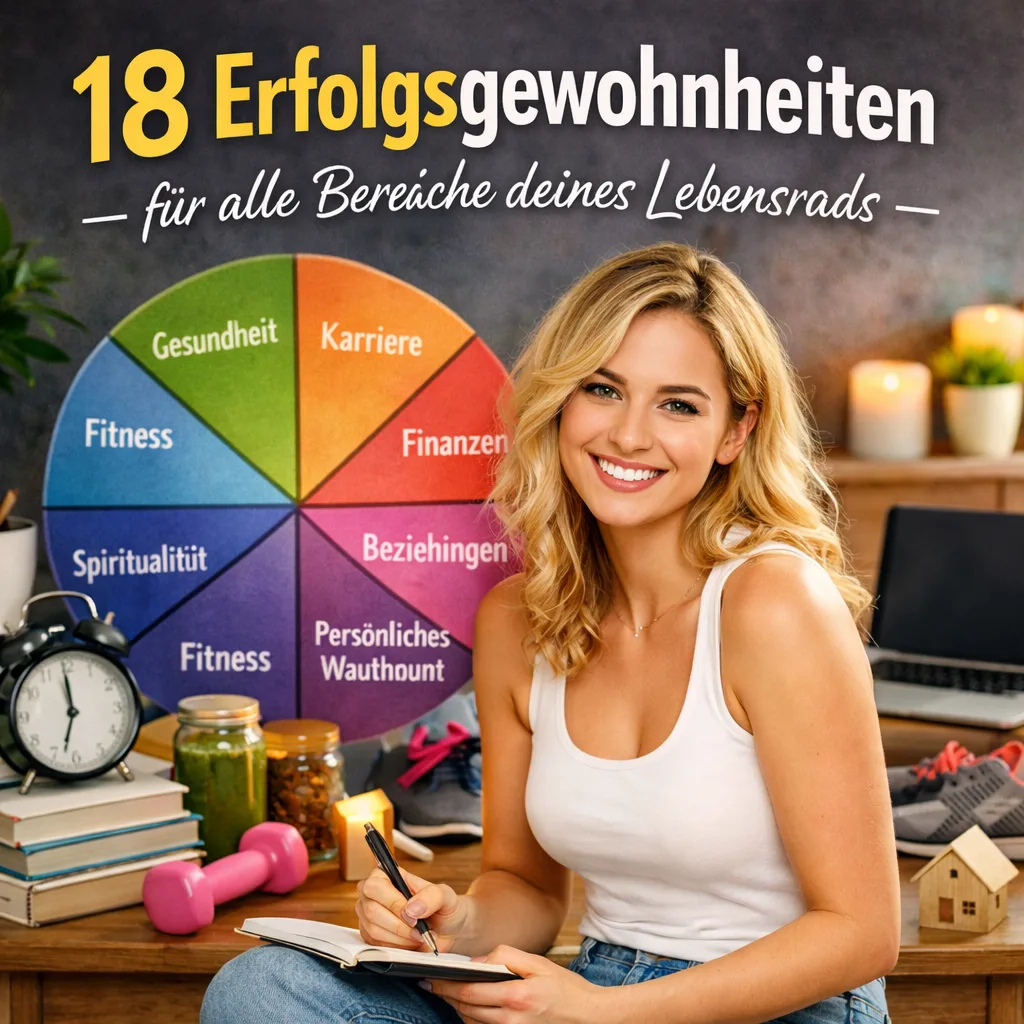18 Erfolgsgewohnheiten für alle Bereiche deines Lebensrads