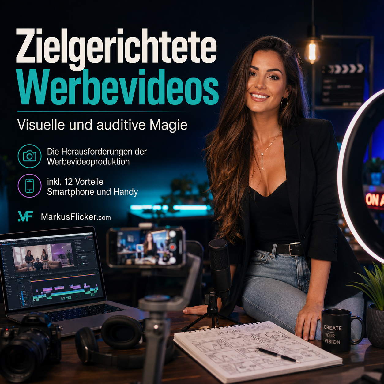 Zielgerichtete Werbevideos: Visuelle und auditive Magie. Die Herausforderungen der Werbevideoproduktion inkl. 12 Vorteile Smartphone und Handy