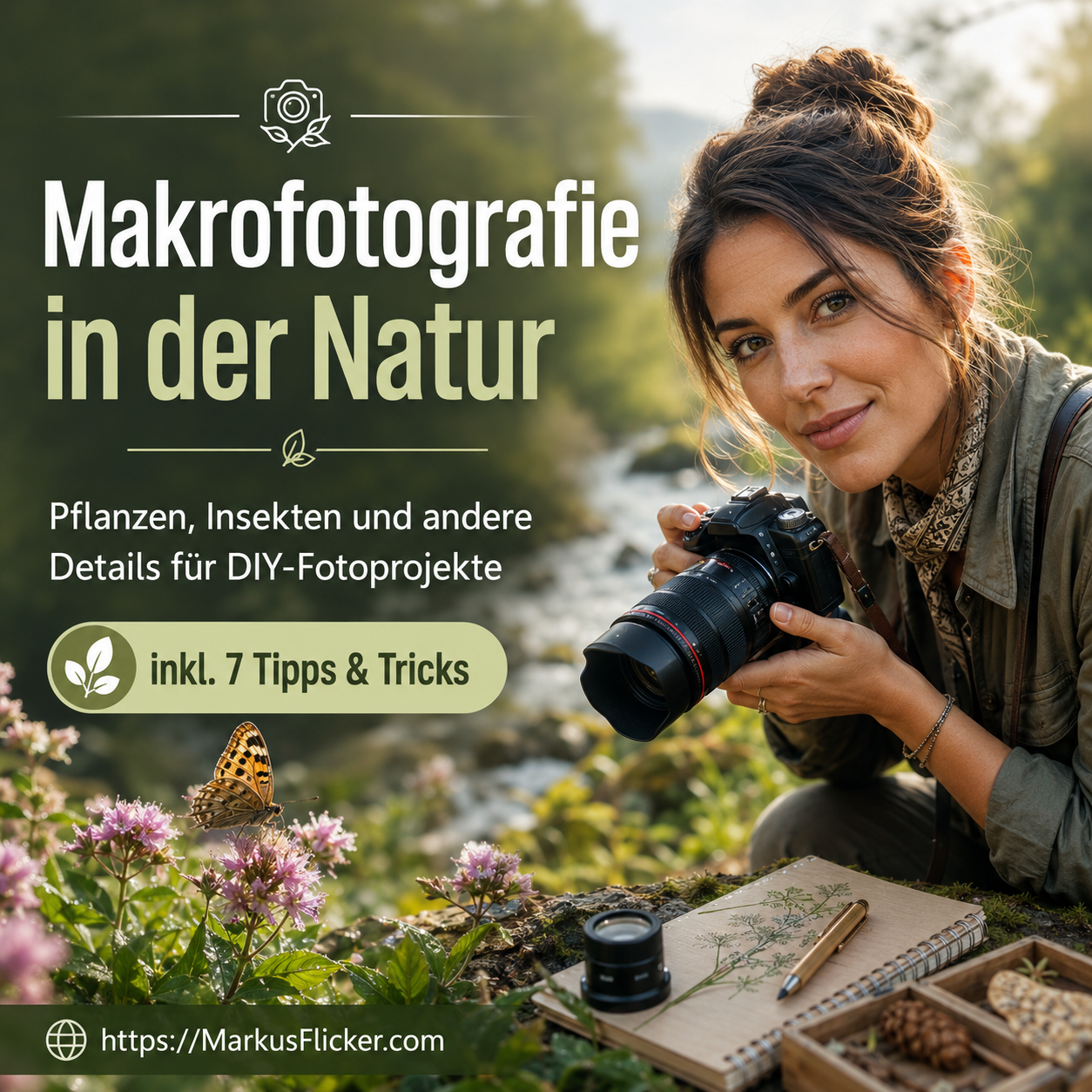 Makrofotografie in der Natur. Pflanzen, Insekten und andere Details für DIY-Fotoprojekte inkl. 7 Tipps und Tricks