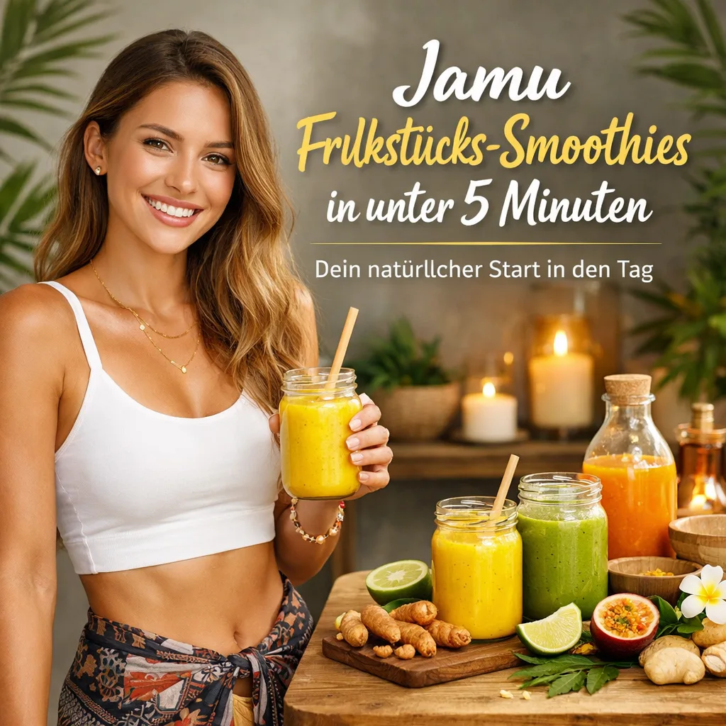 Mehr über den Artikel erfahren Jamu Frühstück Smoothies in unter 5 Minuten – dein natürlicher Start in den Tag