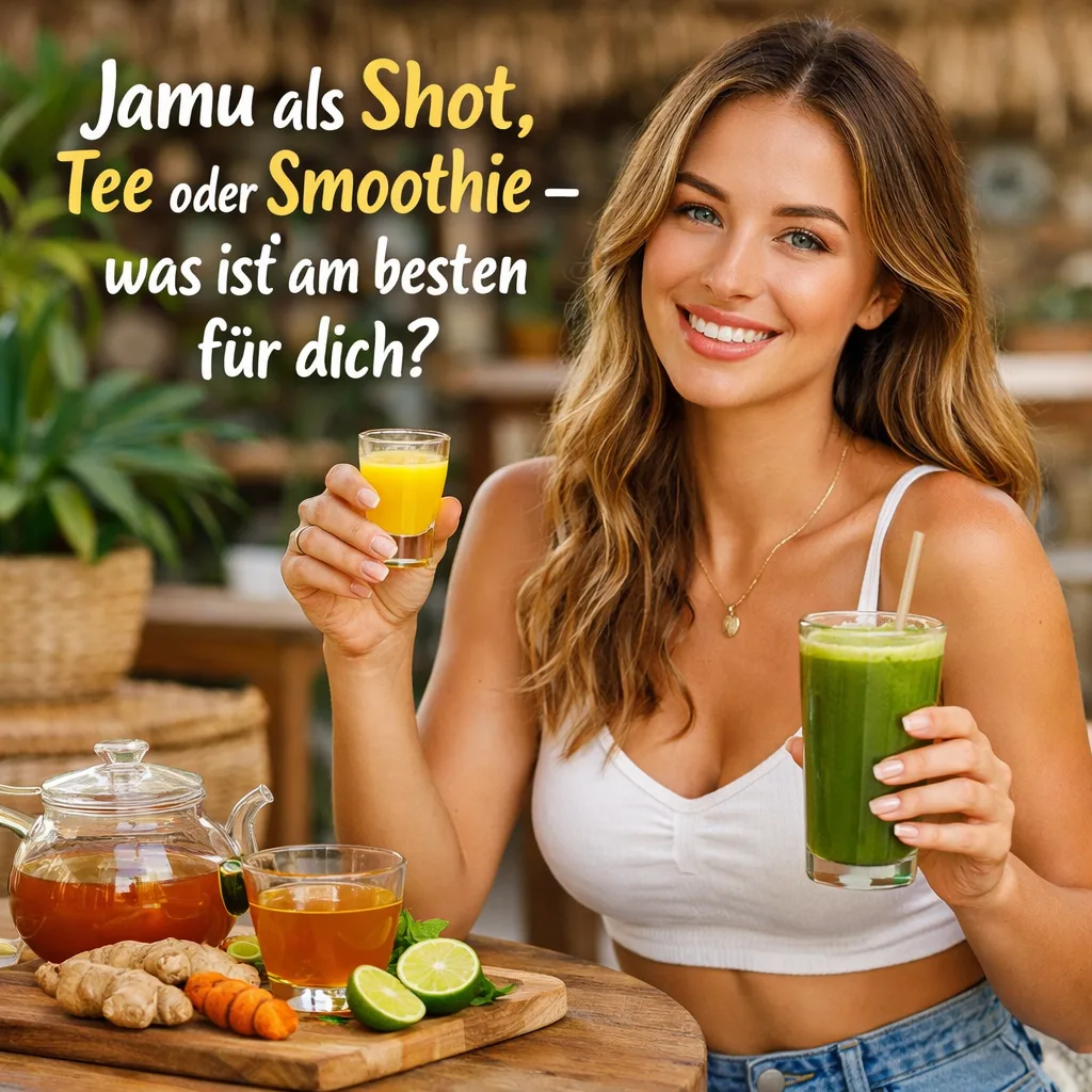 Mehr über den Artikel erfahren Jamu als Shot, Tee oder Smoothie – was ist am besten für dich?