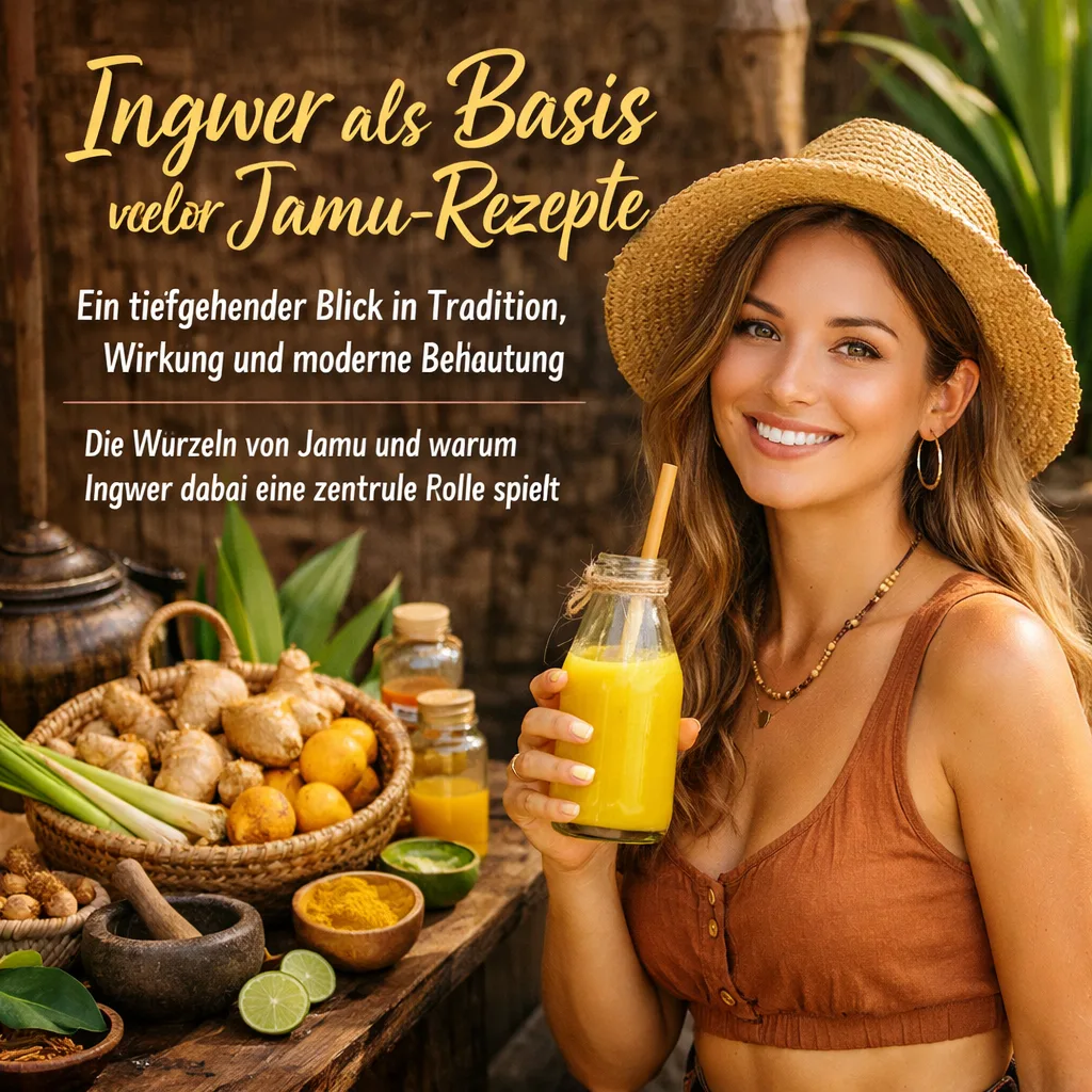 Ingwer als Basis vieler Jamu-Rezepte – ein tiefgehender Blick in Tradition, Wirkung und moderne Bedeutung. Die Wurzeln von Jamu und warum Ingwer dabei eine zentrale Rolle spielt