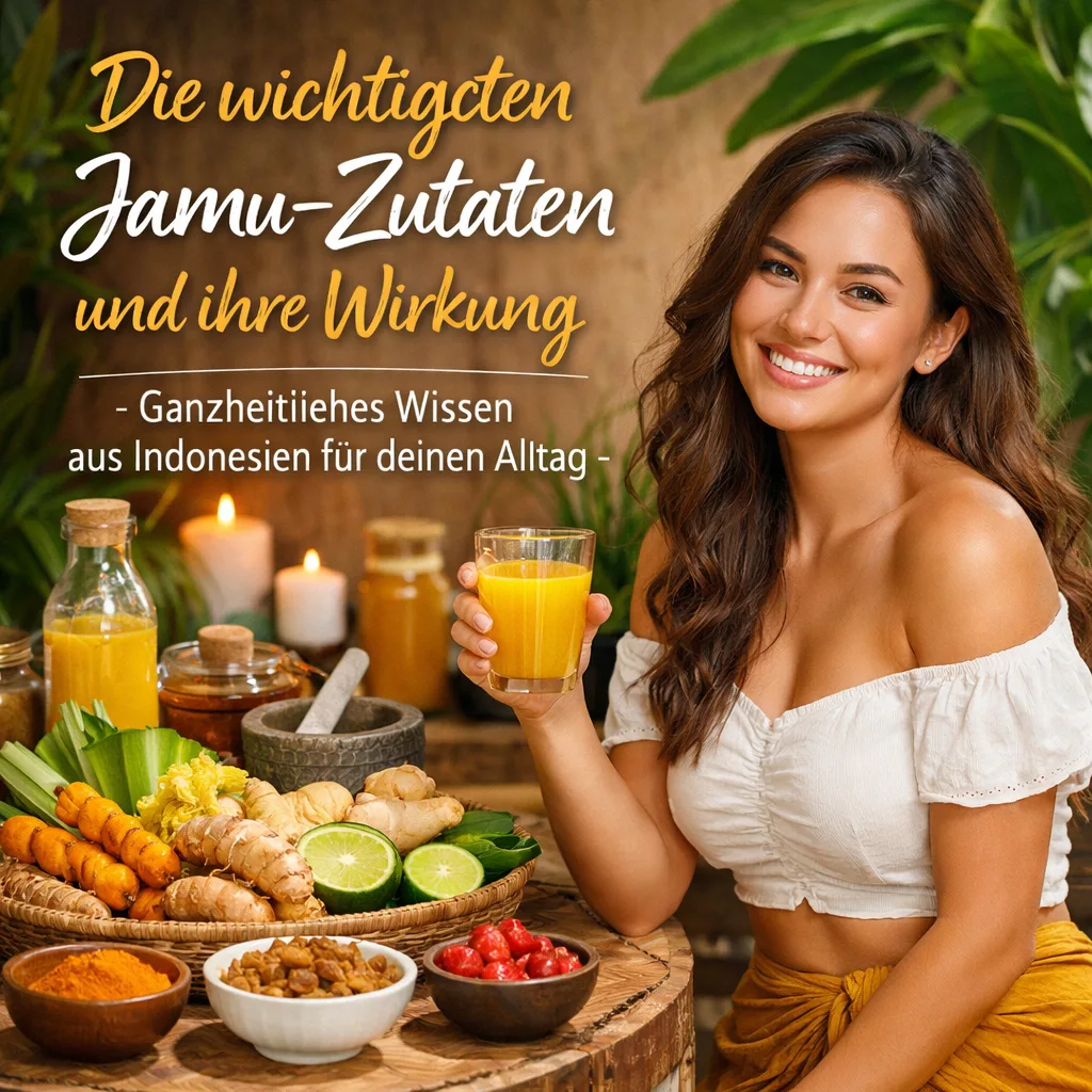 Die wichtigsten Jamu Zutaten und ihre Wirkung – ganzheitliches Wissen aus Indonesien für deinen Alltag