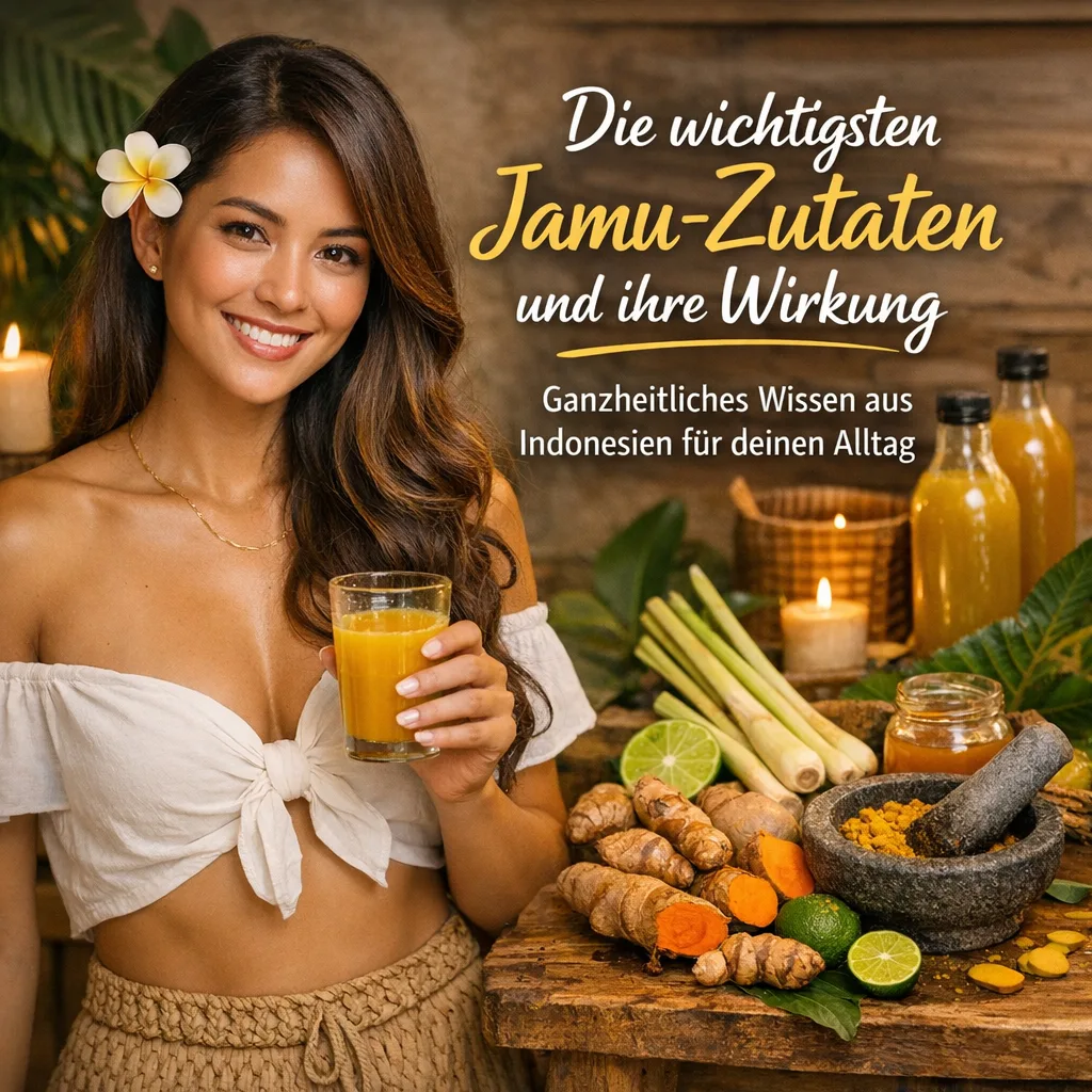 Die wichtigsten Jamu Zutaten und ihre Wirkung – ganzheitliches Wissen aus Indonesien für deinen Alltag