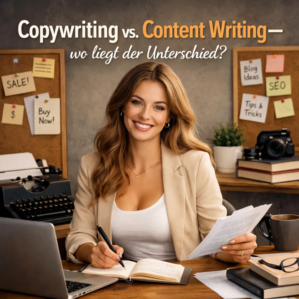 Mehr über den Artikel erfahren Copywriting vs. Content Writing – wo liegt der Unterschied?
