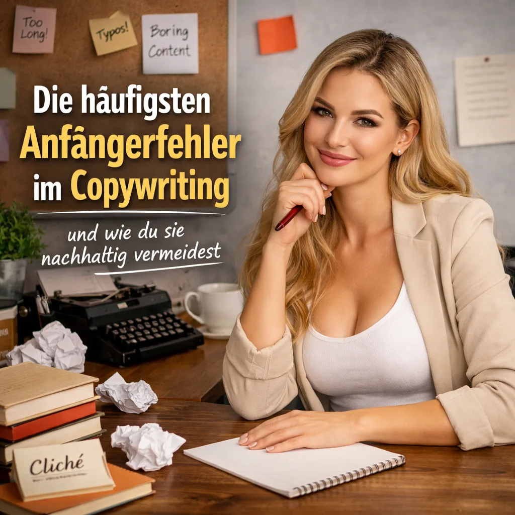 Die häufigsten Anfängerfehler im Copywriting und wie du sie nachhaltig vermeidest