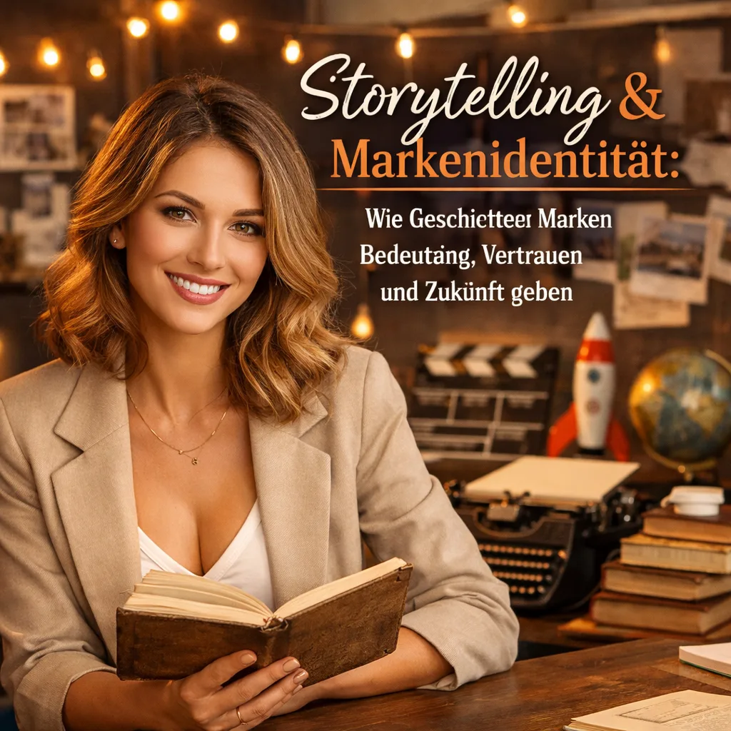 Mehr über den Artikel erfahren Storytelling & Markenidentität: Wie Geschichten Marken Bedeutung, Vertrauen und Zukunft geben
