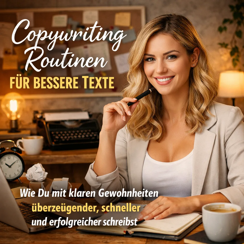 Mehr über den Artikel erfahren Copywriting Routinen für bessere Texte. Wie Du mit klaren Gewohnheiten überzeugender, schneller und erfolgreicher schreibst