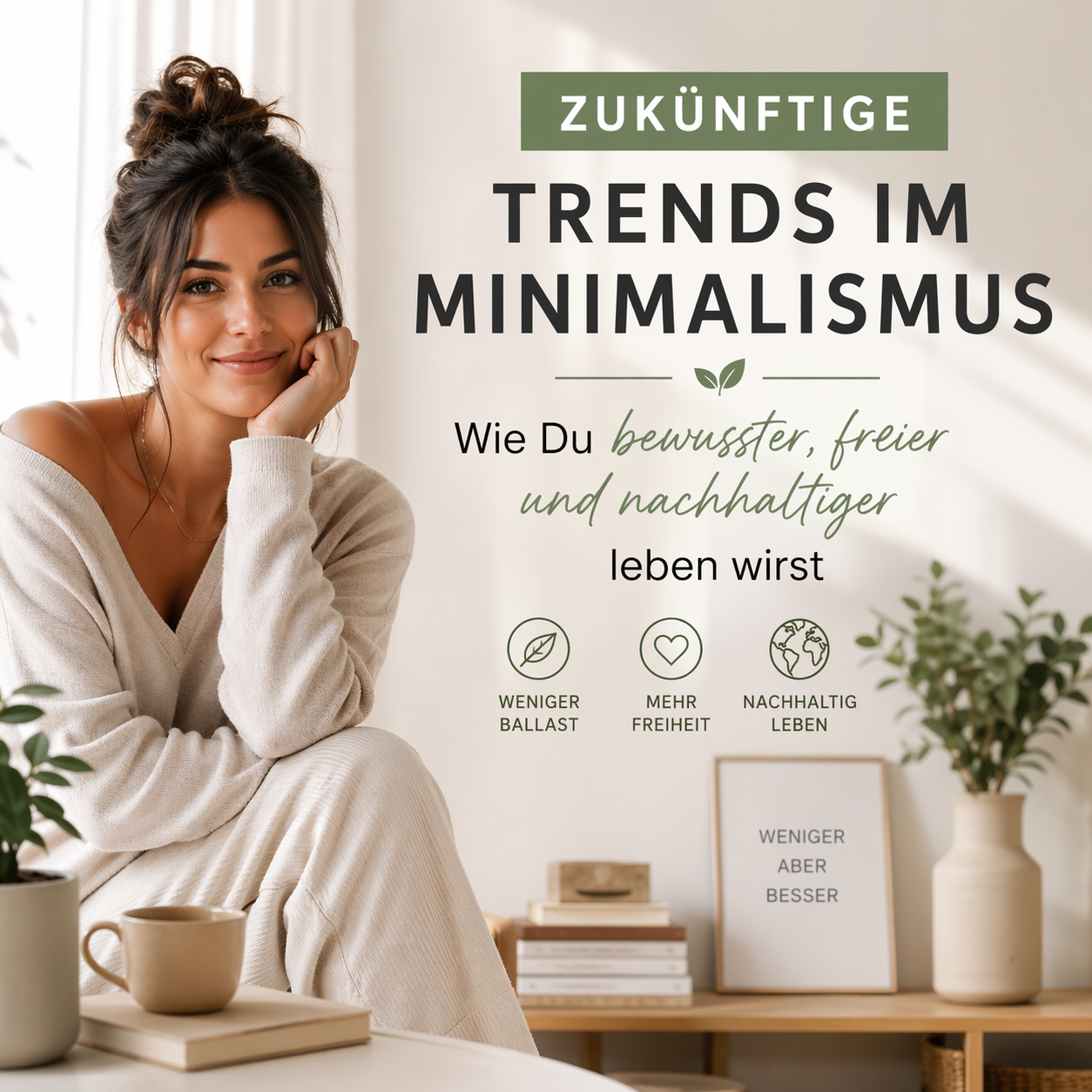 Zukünftige Trends im Minimalismus – Wie Du bewusster, freier und nachhaltiger leben wirst