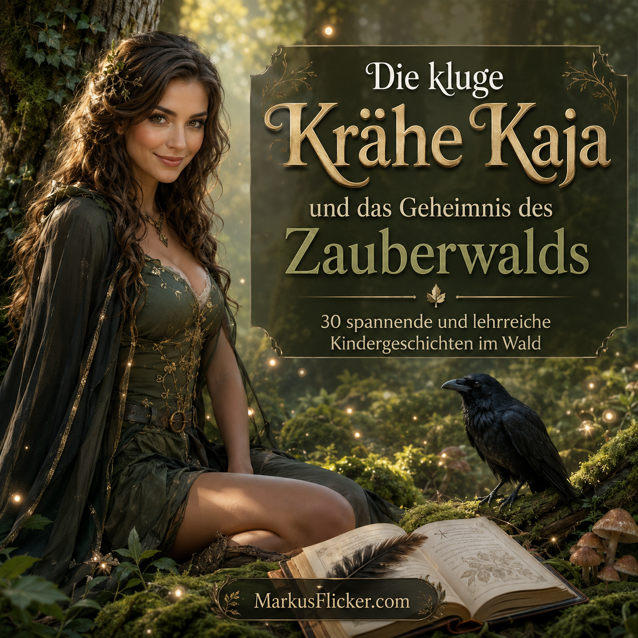 Die kluge Krähe Kaja und das Geheimnis des Zauberwalds. 30 Spannende und lehrreiche Kindergeschichten im Wald