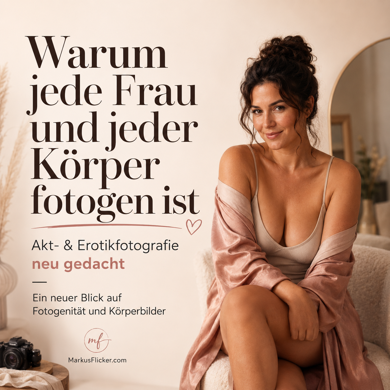 Warum jede Frau und jeder Körper fotogen ist – Akt- & Erotikfotografie neu gedacht. Ein neuer Blick auf Fotogenität und Körperbilder