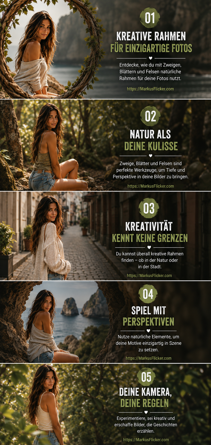 Kreative Rahmen: Zweige, Blätter und Felsen für DIY Fotografie inkl. 12 Punkte Checkliste Kreative Rahmen: Zweige, Blätter und Felsen für DIY Fotografie. Kreative DIY-Fotografie – Zuhause, in der Stadt und in der Natur