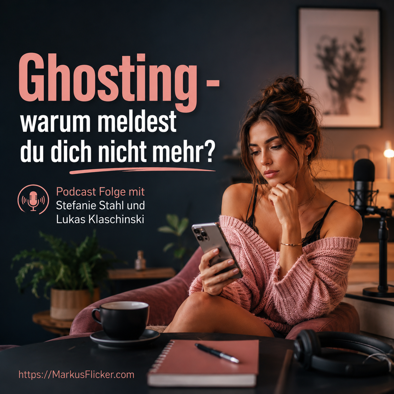 Ghosting - warum meldest du dich nicht mehr? Podcast Folge mit Stefanie Stahl und Lukas Klaschinski Ghosting - warum meldest du dich nicht mehr? Podcast Folge mit Stefanie Stahl und Lukas Klaschinski