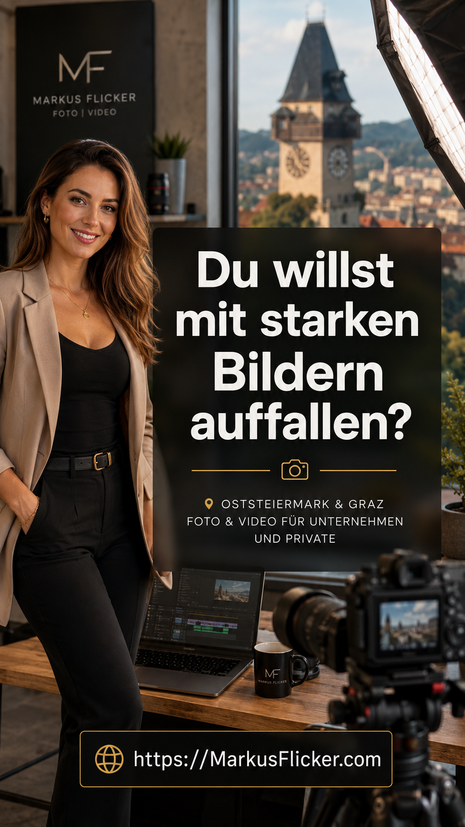 Professionelle Foto- und Videoproduktion für Unternehmen und Privatkunden in der Oststeiermark & Graz Professionelle Foto- und Videoproduktion für Unternehmen und Privatkunden in der Oststeiermark & Graz