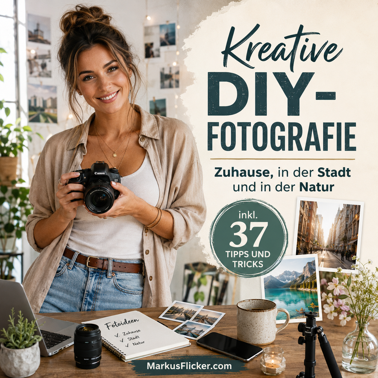 Kreative DIY-Fotografie – Zuhause, in der Stadt und in der Natur inkl. 37 Tipps und Tricks
