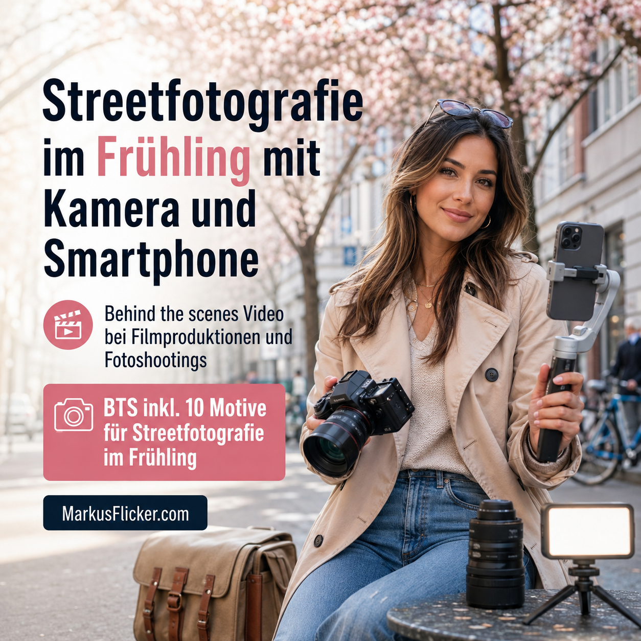 Streetfotografie im Frühling mit Kamera und Smartphone. Behind the scenes Video bei Filmproduktionen und Fotoshootings BTS inkl. 10 Motive für Streetfotografie im Frühling Streetfotografie im Frühling mit Kamera und Smartphone. Behind the scenes Video bei Filmproduktionen und Fotoshootings BTS inkl. 10 Motive für Streetfotografie im Frühling