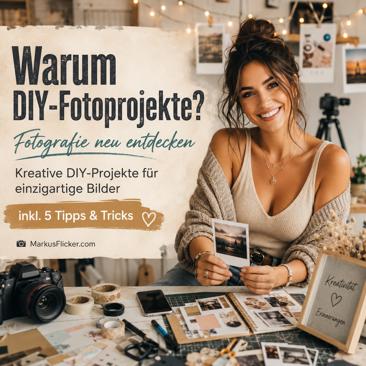 Mehr über den Artikel erfahren Warum DIY-Fotoprojekte? Fotografie neu entdecken: Kreative DIY-Projekte für einzigartige Bilder inkl. 5 Tipps und Tricks