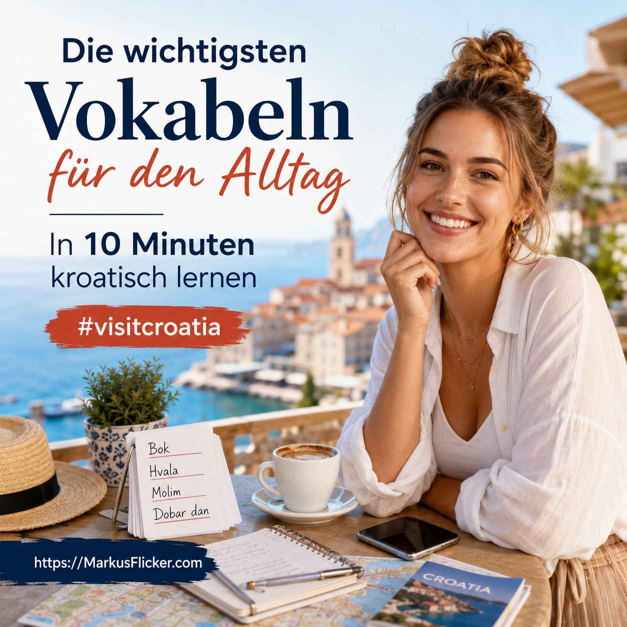 Mehr über den Artikel erfahren Die wichtigsten Vokabeln für den Alltag: In 10 Minuten kroatisch lernen #visitcroatia