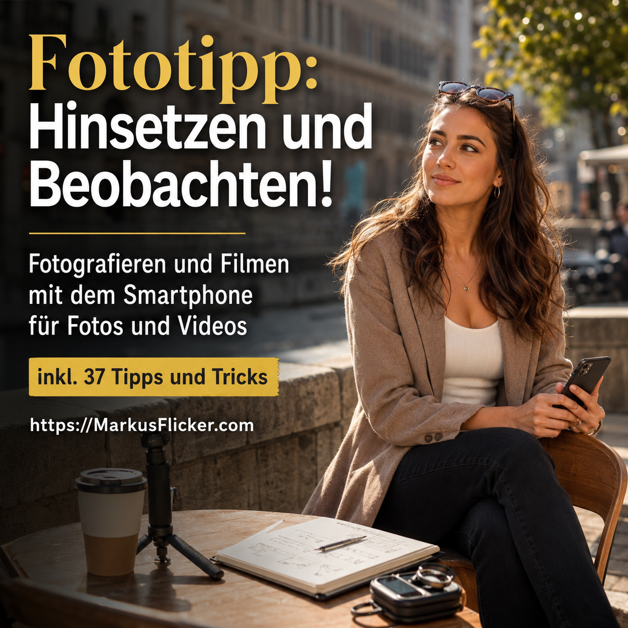 Mehr über den Artikel erfahren Fototipp: Hinsetzen und Beobachten! Fotografieren und Filmen mit dem Smartphone für Fotos und Videos inkl. 37 Tipps und Tricks