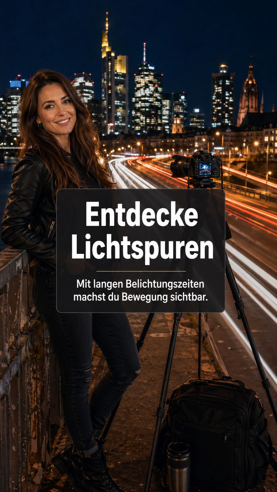 Langzeitbelichtungen bei Nacht: Lichter und Bewegung für DIY Fotografie. Kreative DIY-Fotografie – Zuhause, in der Stadt und in der Natur