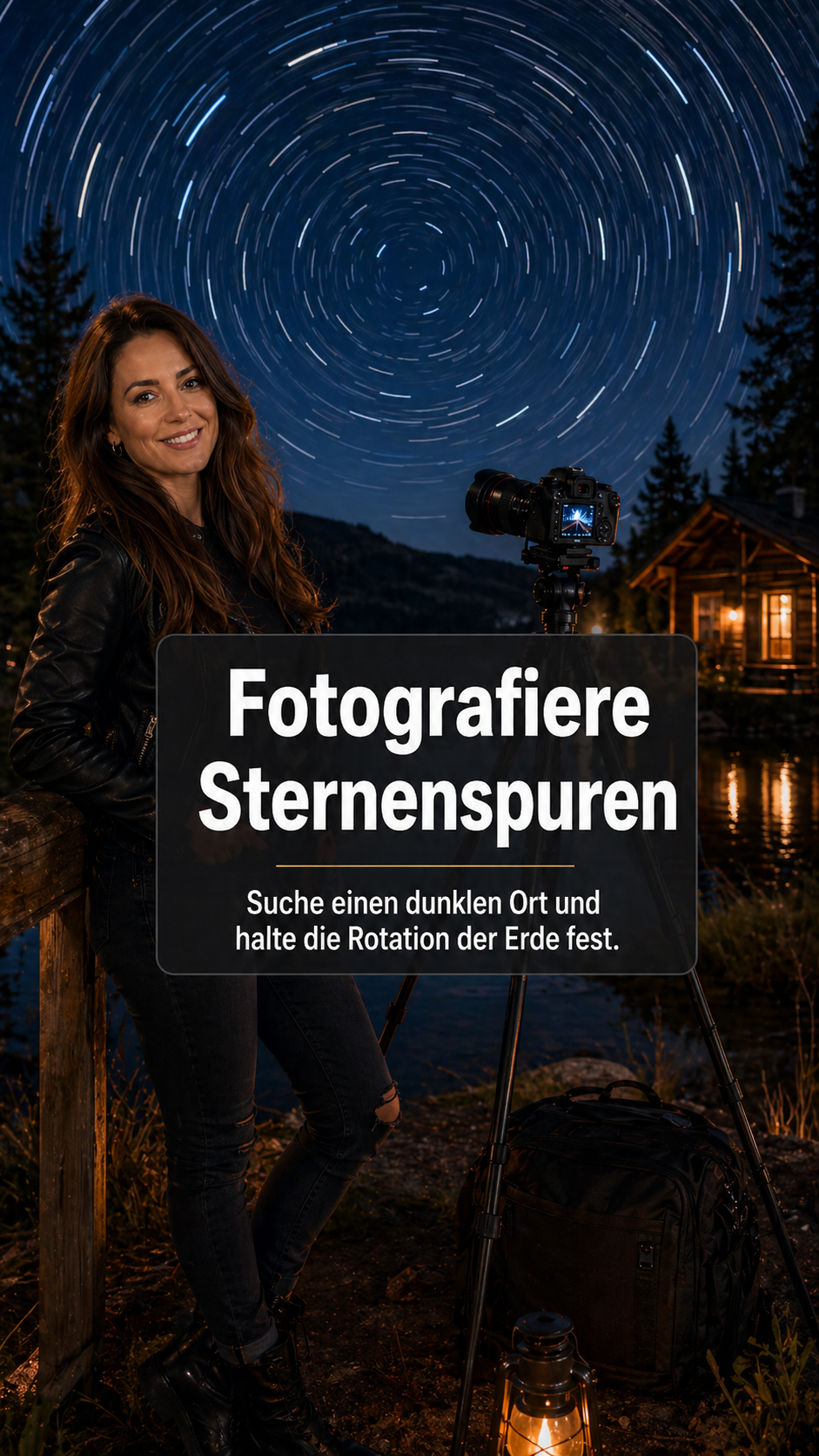 Langzeitbelichtungen bei Nacht: Lichter und Bewegung für DIY Fotografie. Kreative DIY-Fotografie – Zuhause, in der Stadt und in der Natur