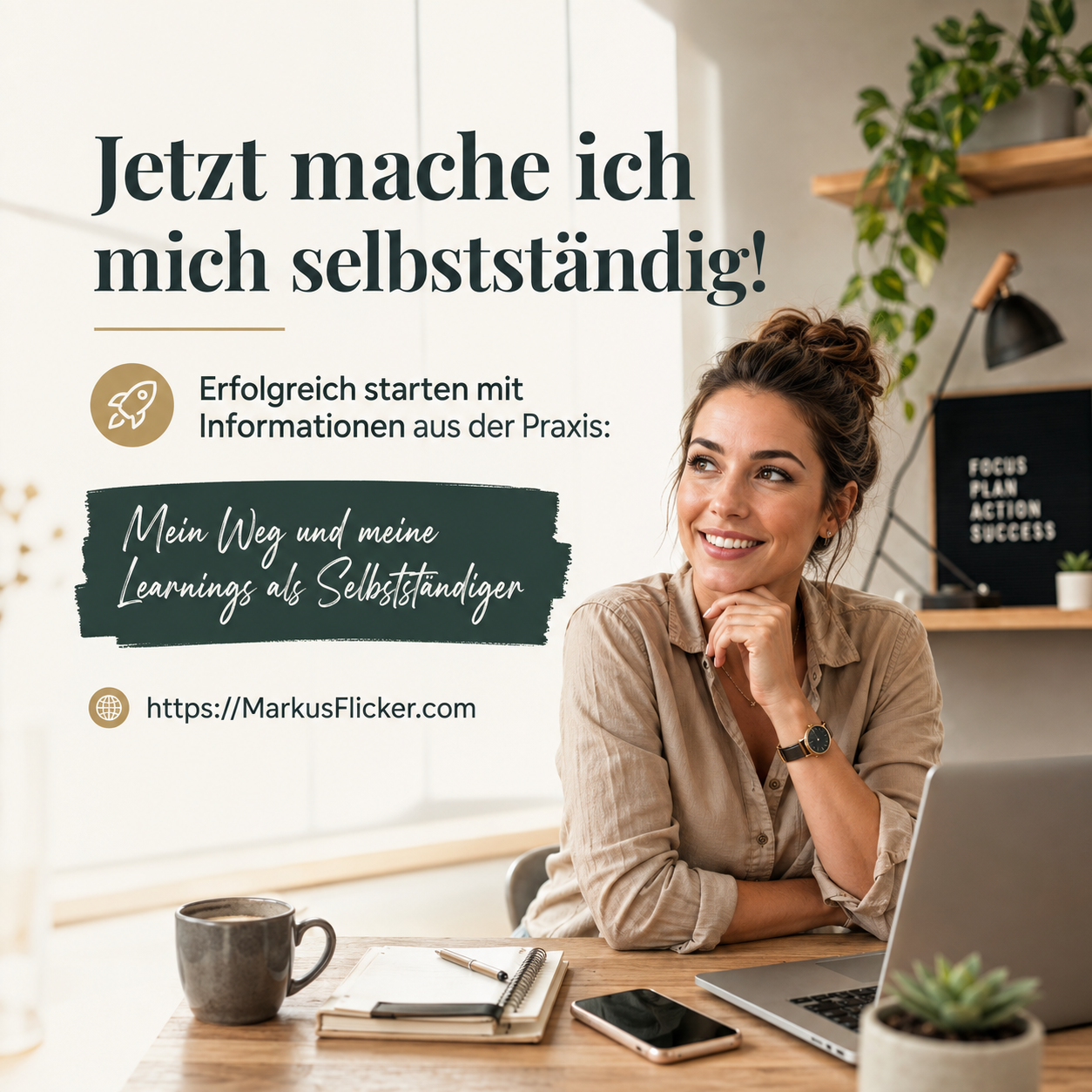 Mehr über den Artikel erfahren Jetzt mache ich mich selbstständig! Erfolgreich starten mit Informationen aus der Praxis: Mein Weg und meine Learnings als Selbstständiger