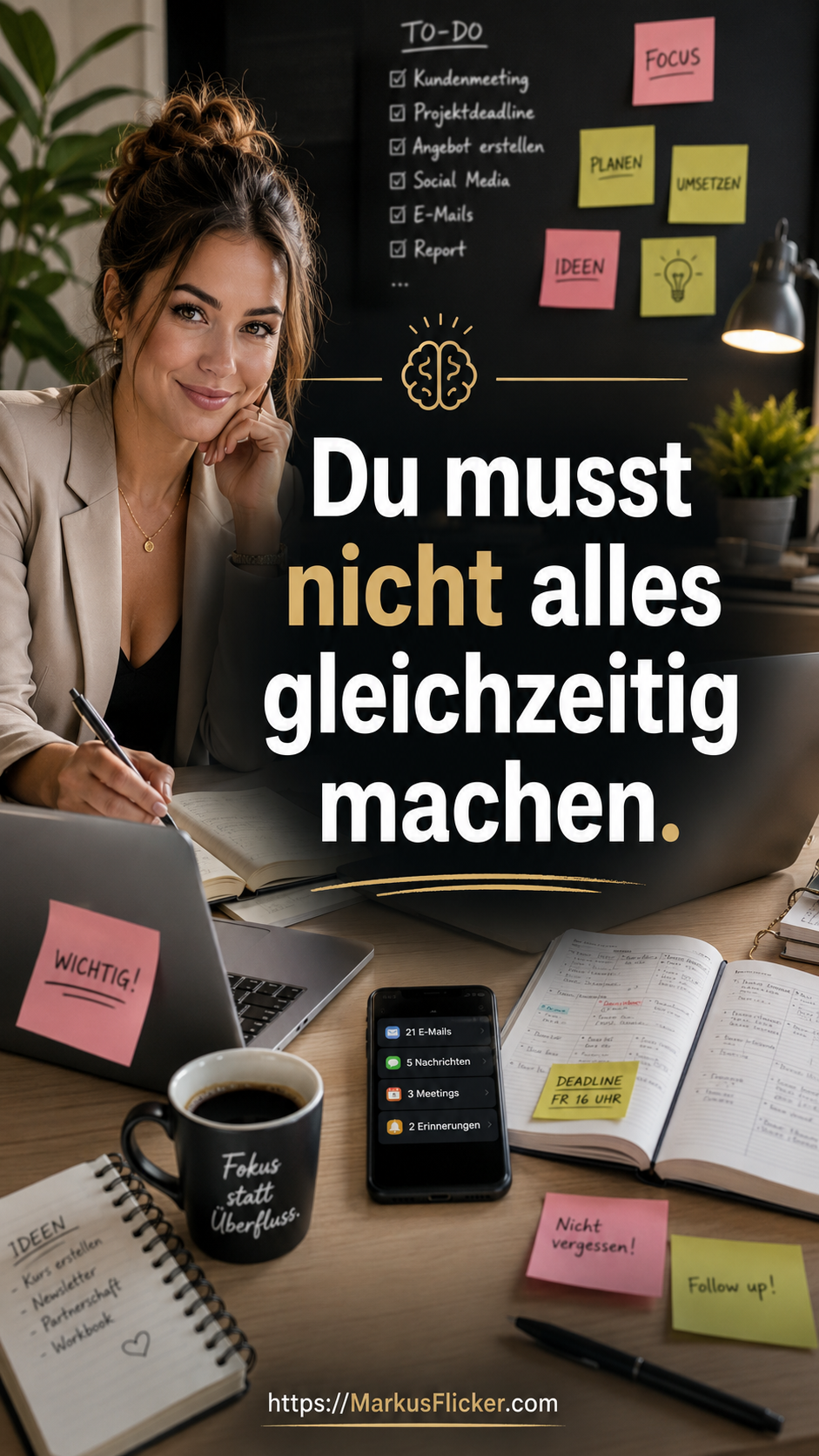 Multitasking: Warum es dich Effektivität kostet und wie du dich in Business und privat wirklich effektiv organisierst Multitasking: Warum es dich Effektivität kostet und wie du dich in Business und privat wirklich effektiv organisierst