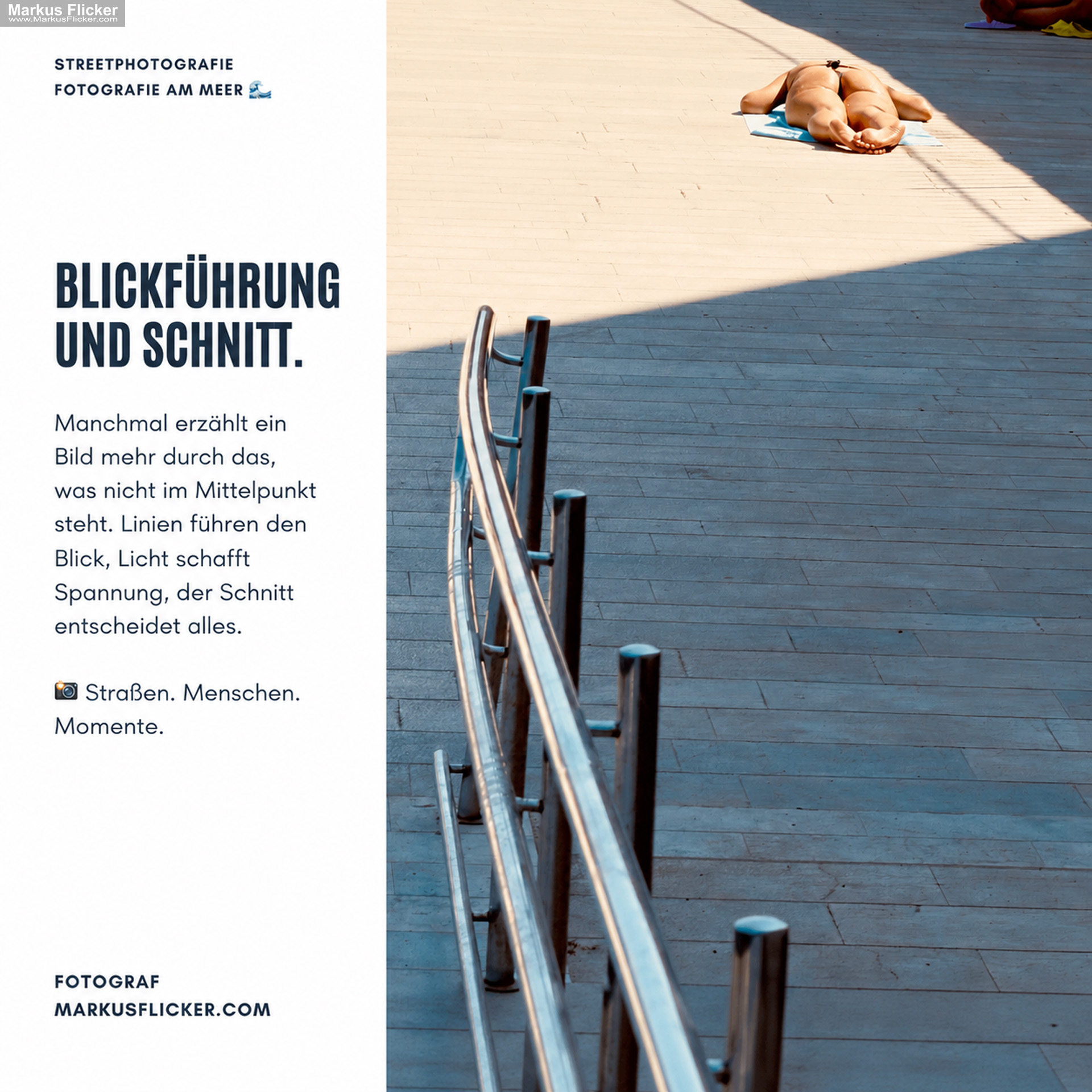 Blickführung bei Fotos und Videos! Leite das Auge des Betrachters auf das Wesentliche und die Aussage des Bildes oder Videos Blickführung bei Fotos und Videos! Leite das Auge des Betrachters auf das Wesentliche und die Aussage des Bildes oder Videos