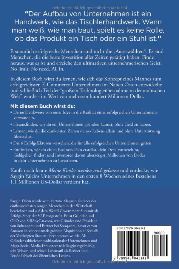 Meine Kinder werden reich geboren: Das werde ich ihnen beibringen von Saygin Yalcin