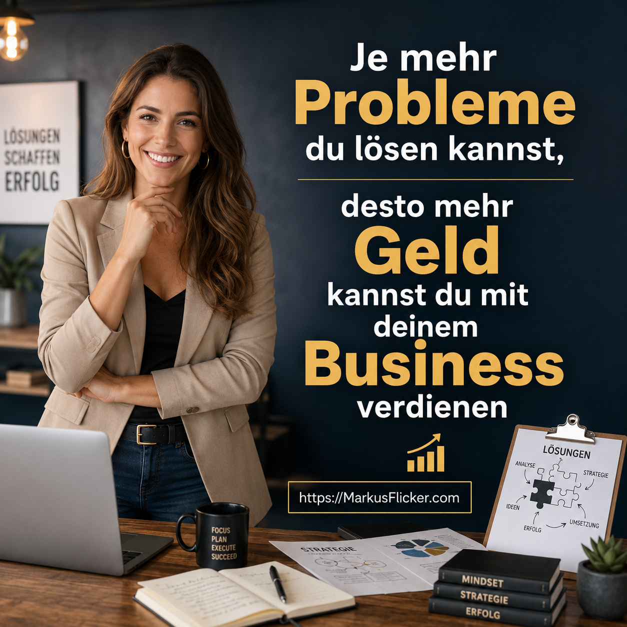 Je mehr Probleme du lösen kannst, desto mehr Geld kannst du mit deinem Business verdienen Je mehr Probleme du lösen kannst, desto mehr Geld kannst du mit deinem Business verdienen