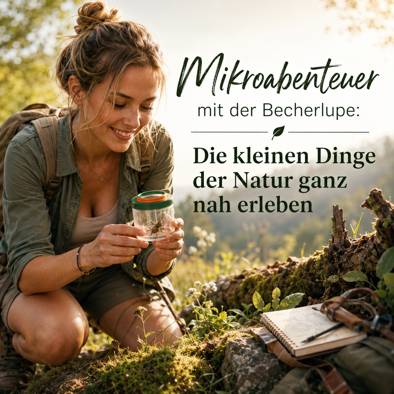 Du betrachtest gerade Mikroabenteuer mit der Becherlupe: Die kleinen Dinge der Natur ganz nah erleben