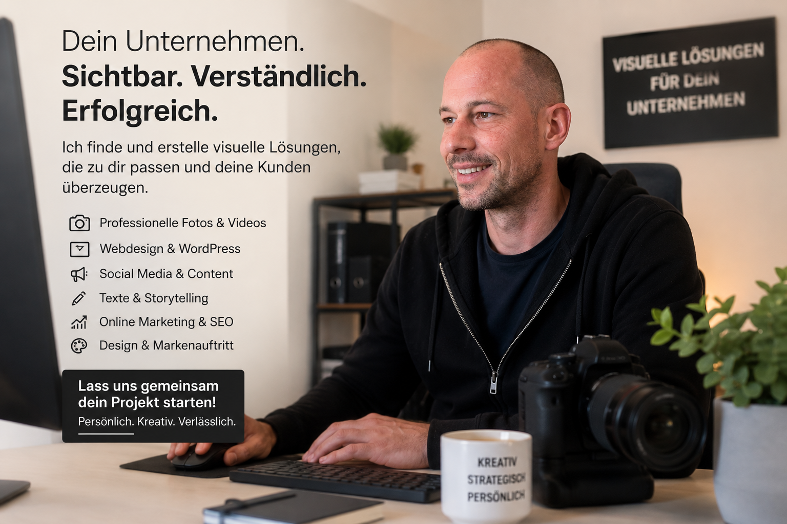 Mehr über den Artikel erfahren Werbeagentur Graz und Umgebung: Content Creator Markus Flicker findet und erstellt visuelle Lösungen für dein Unternehmen