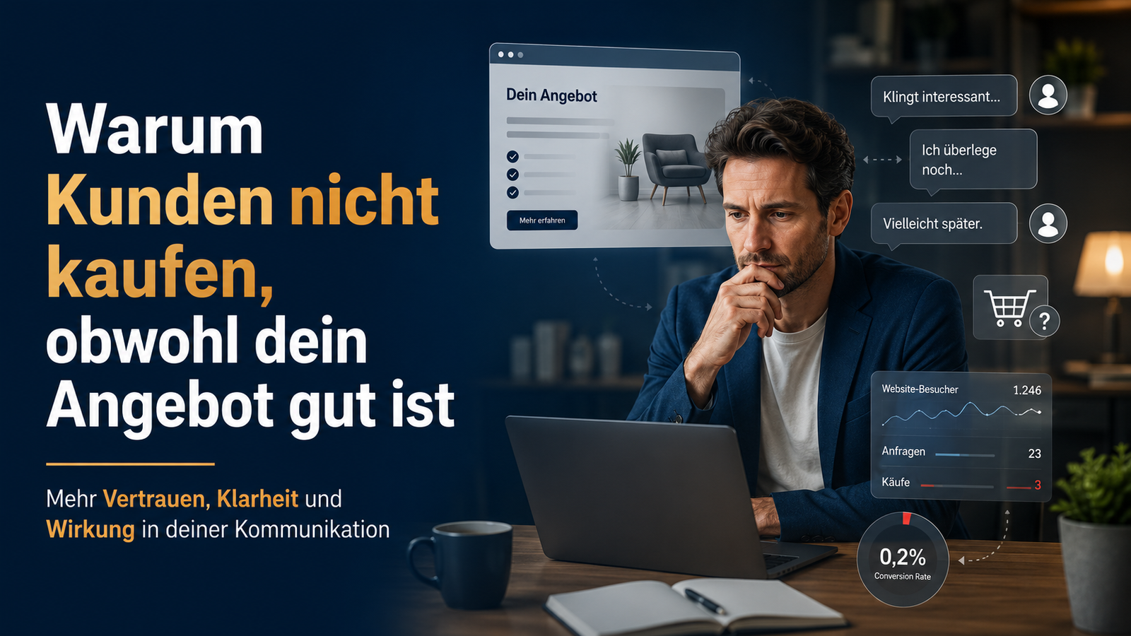 Du betrachtest gerade Warum Kunden nicht kaufen, obwohl dein Angebot gut ist