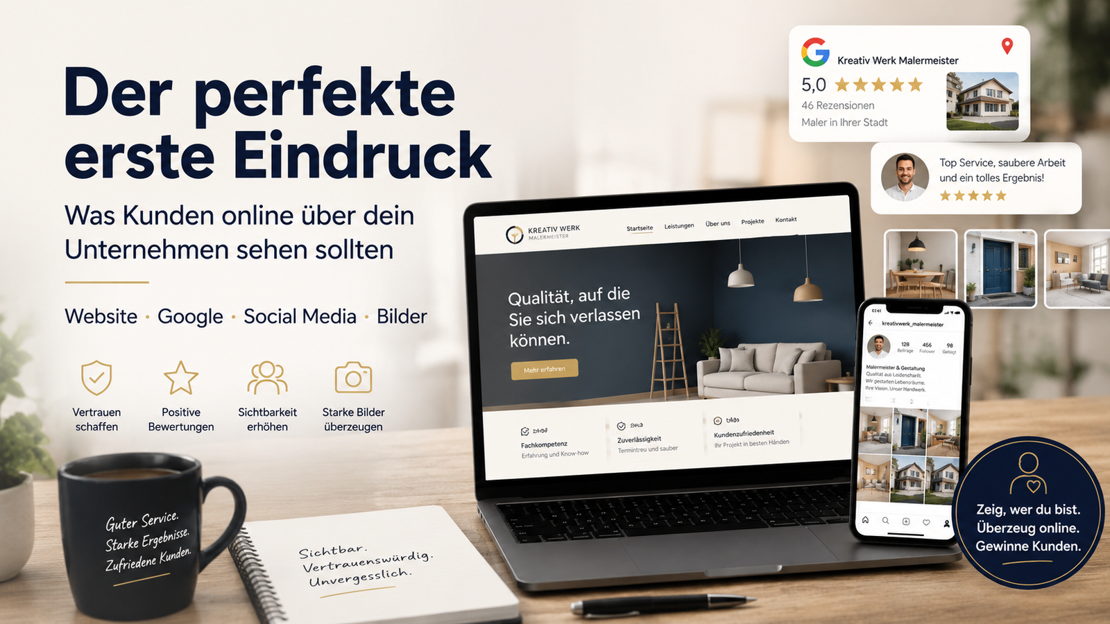 Mehr über den Artikel erfahren Der perfekte erste Eindruck: Was Kunden online über dein Unternehmen sehen sollten