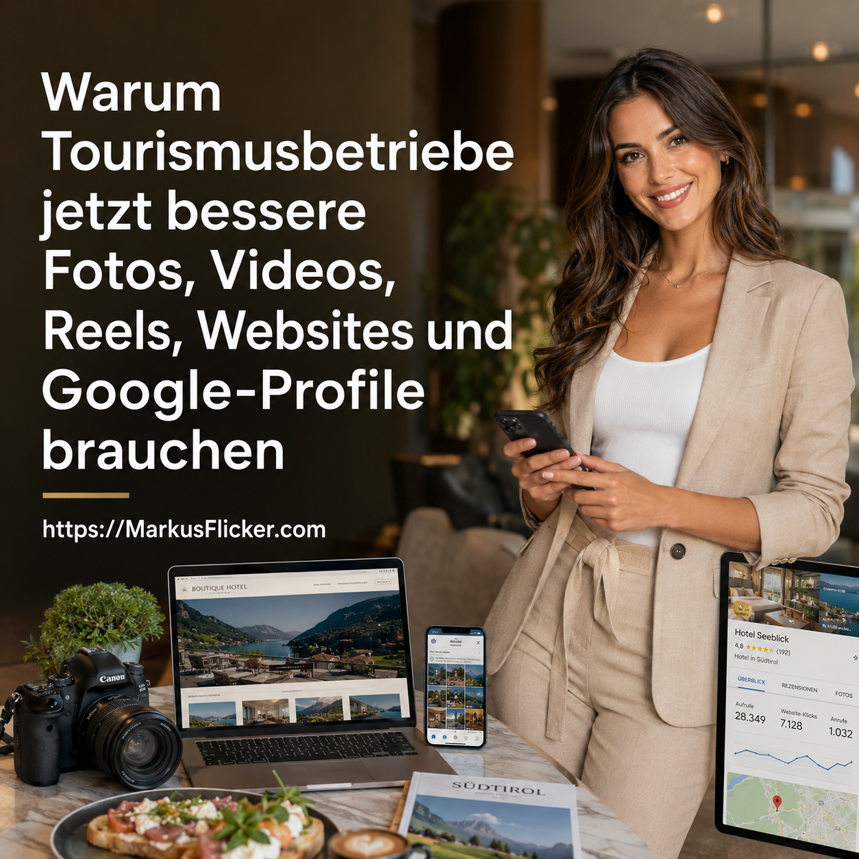 Du betrachtest gerade Warum Tourismusbetriebe jetzt bessere Fotos, Videos, Reels, Websites und Google-Profile brauchen