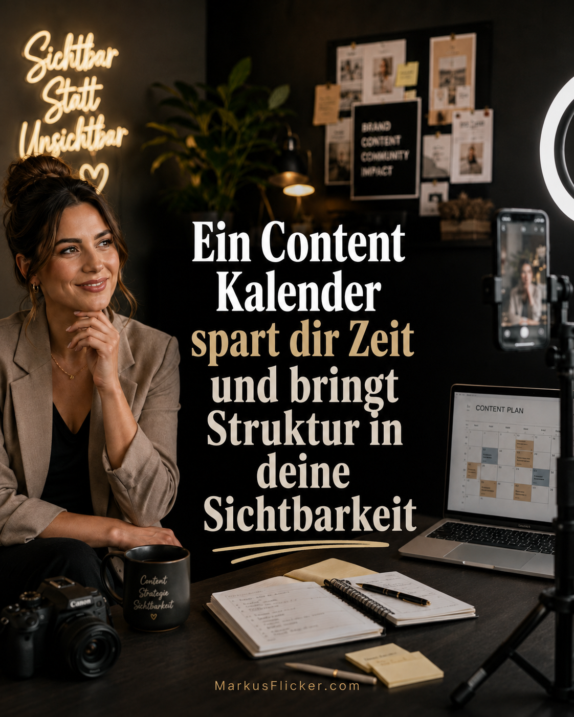 Social Media Content für Unternehmen, die regelmäßig sichtbar sein müssen