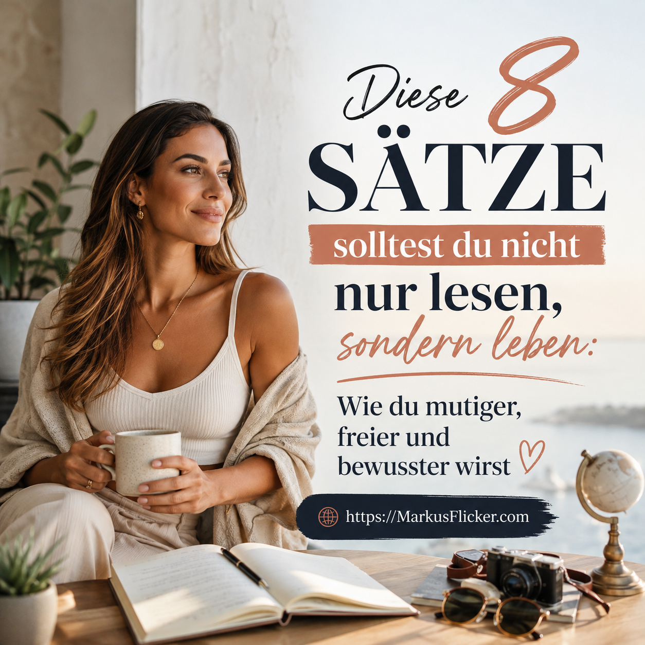 Diese 8 Sätze solltest du nicht nur lesen, sondern leben: Wie du mutiger, freier und bewusster wirst Diese 8 Sätze solltest du nicht nur lesen, sondern leben: Wie du mutiger, freier und bewusster wirst