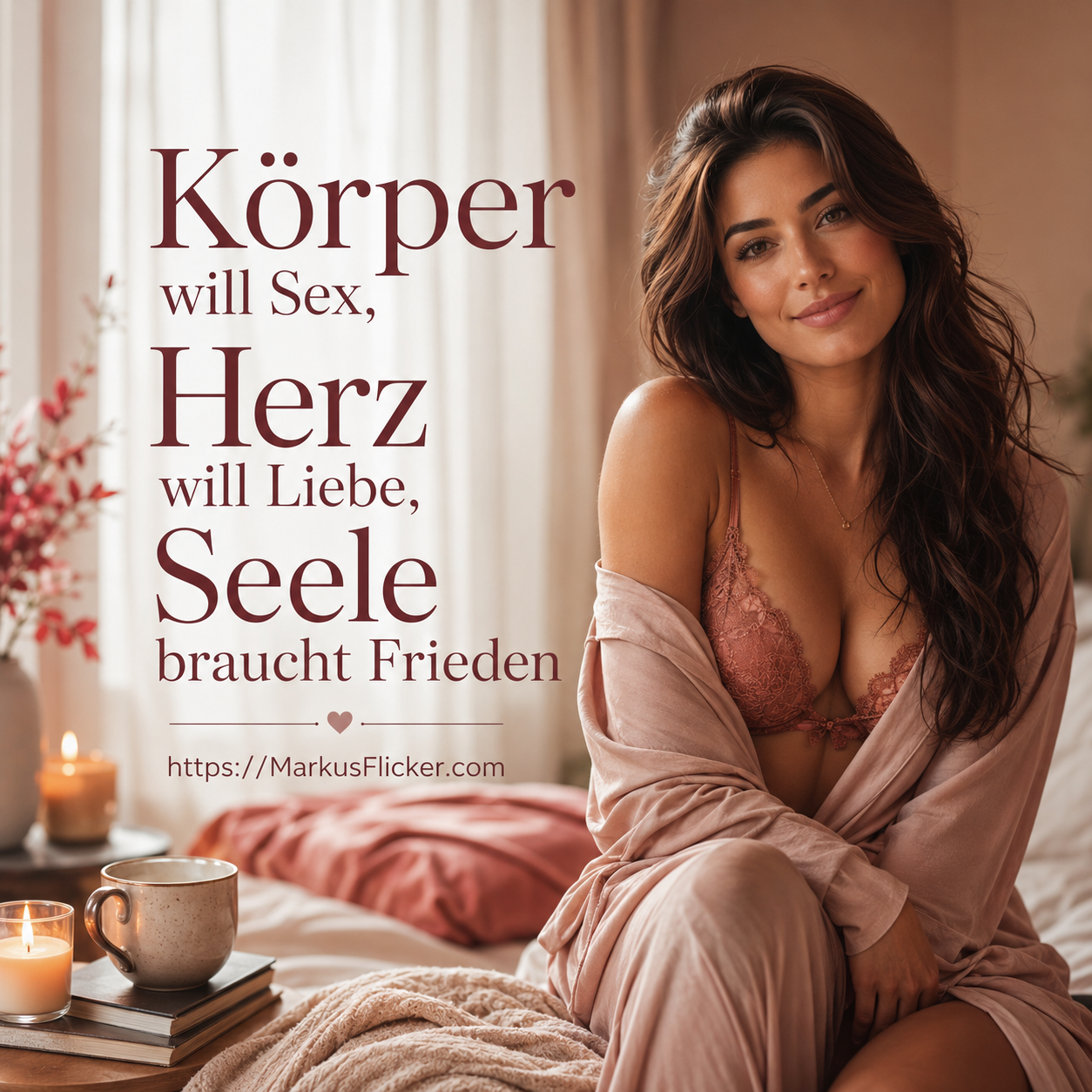 Körper will Sex, Herz will Liebe, Seele braucht Frieden