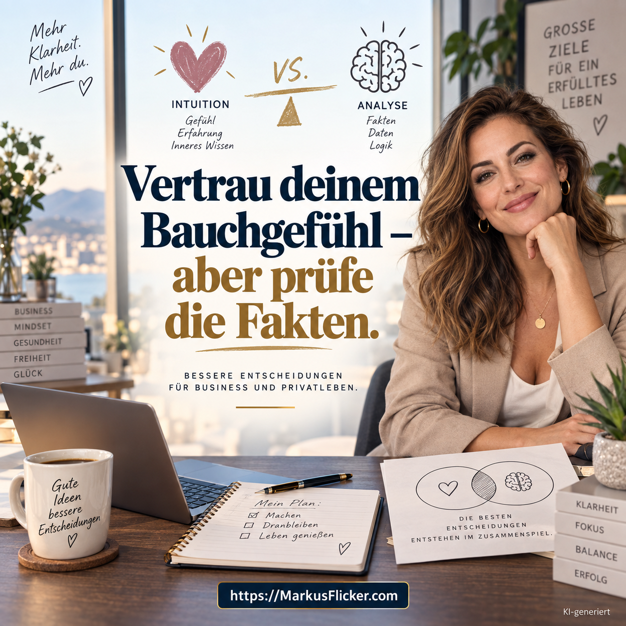 Intuition vs. Analyse: Wann was besser funktioniert – effektiv organisiert im Business und im privaten Leben Intuition vs. Analyse: Wann was besser funktioniert – effektiv organisiert im Business und im privaten Leben