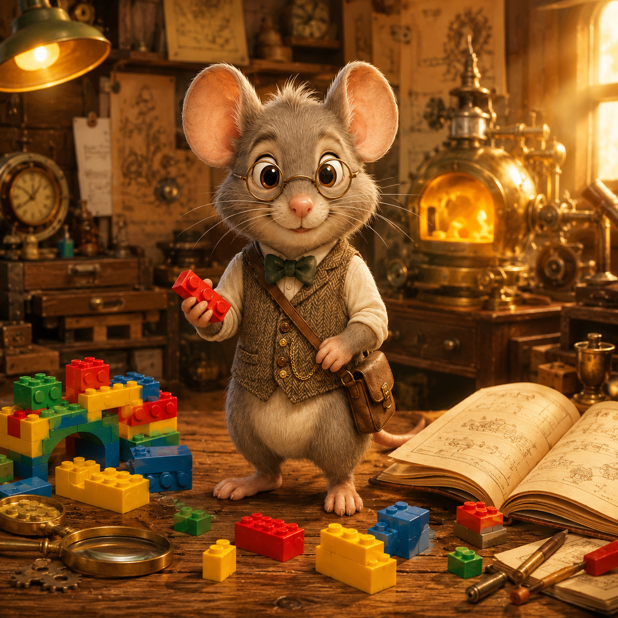 Mehr über den Artikel erfahren Professor Pieps LEGO Das kleine Steinchen, das die Welt baute