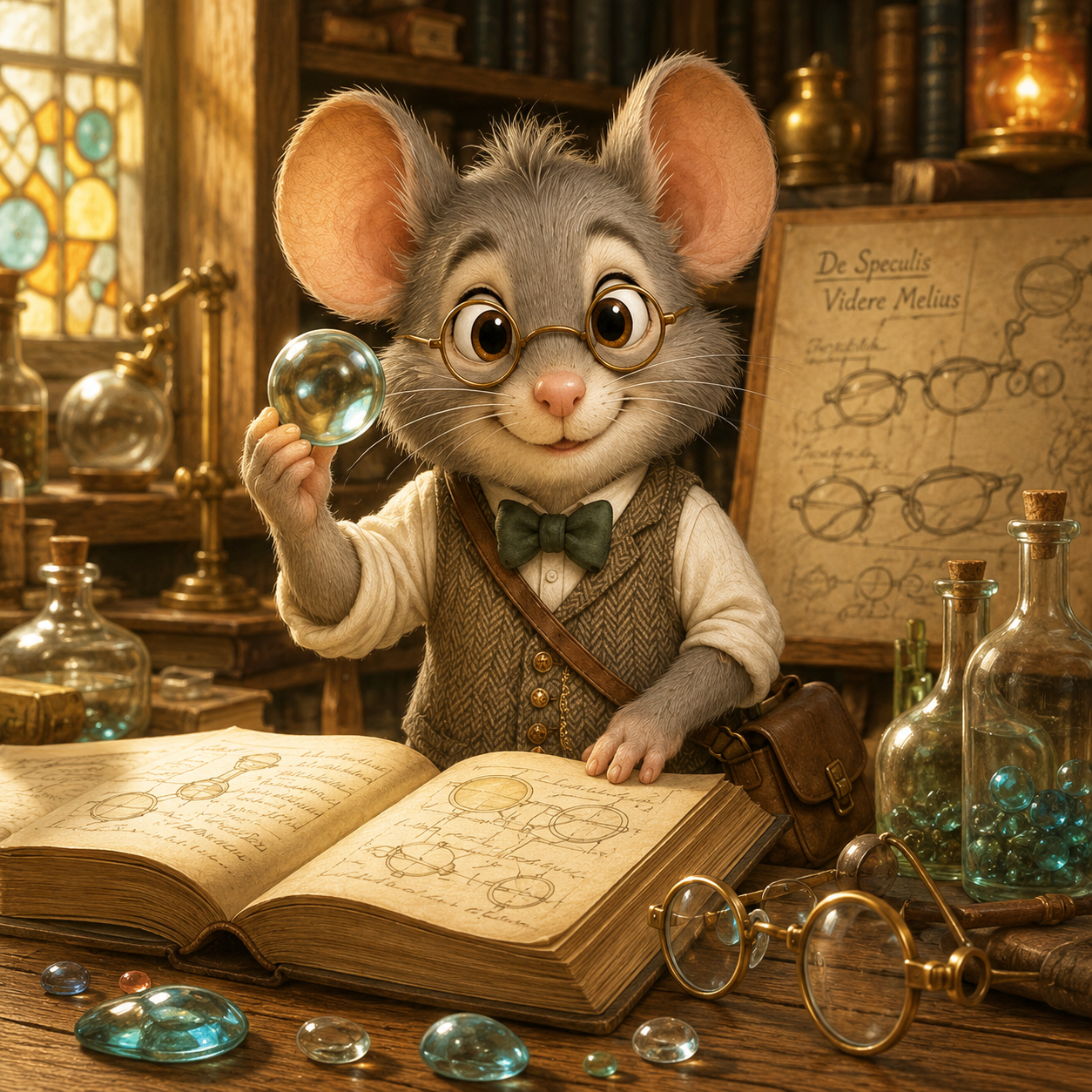 Mehr über den Artikel erfahren Professor Pieps – Das Geheimnis von Glas und Brille