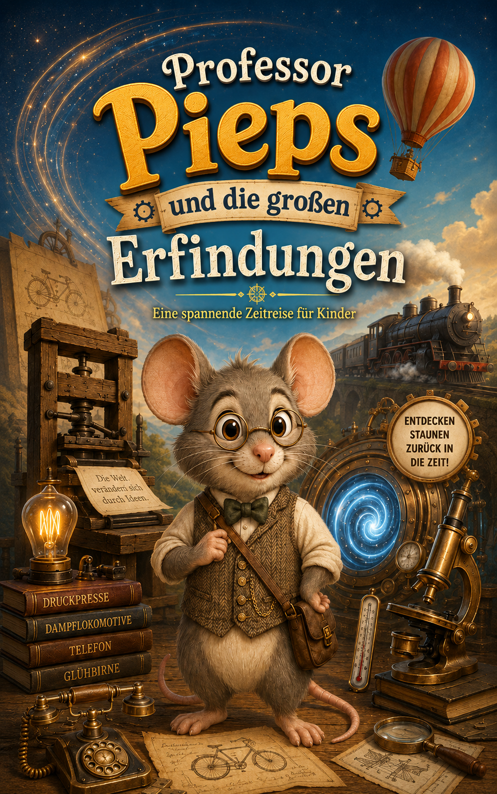 Professor Pieps – Zeitreisemaus mit über 60 Erfindungen: Eine spannende Zeitreise zu Rad, Schrift, Buchdruck und Internet Professor Pieps – Zeitreisemaus mit über 60 Erfindungen: Eine spannende Zeitreise zu Rad, Schrift, Buchdruck und Internet